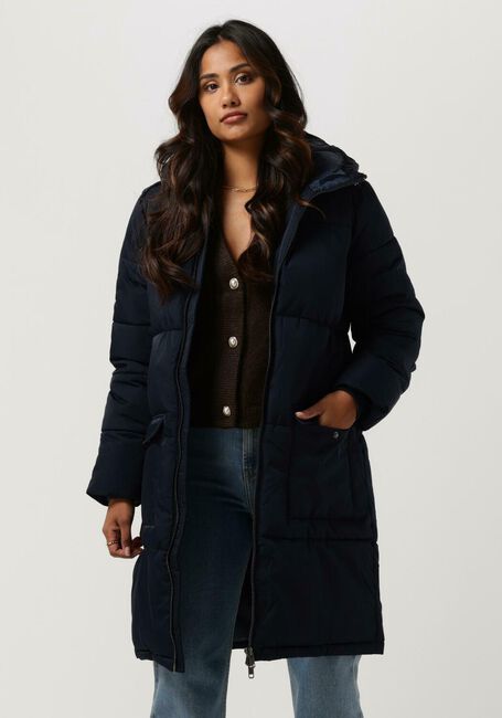 Dunkelblau OBJECT Wattierte Jack HANNA L/S LONG JACKET - large