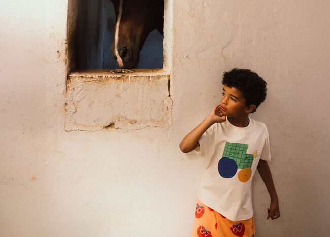 Weiße Jelly Mallow T-shirt TRACTOR T-SHIRT - large