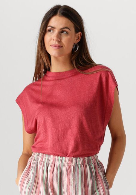 Rote BY-BAR Top MASON LINNEN TOP - large