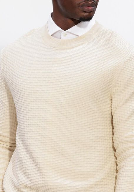 Ecru BOSS BLACK Pullover H-IMBERTO - large