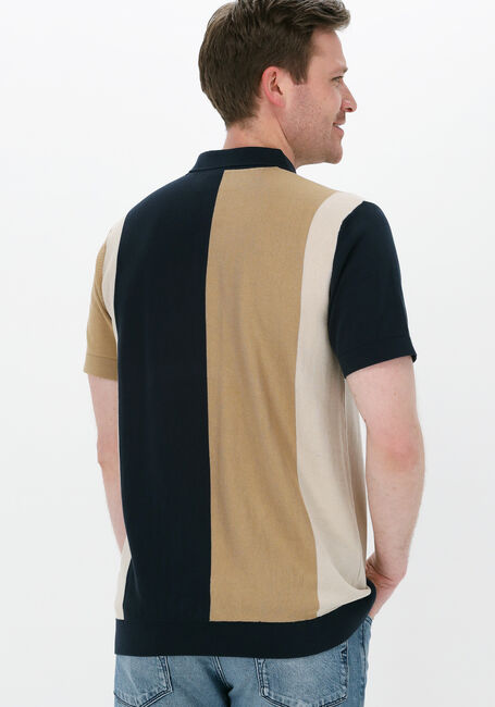 Mehrfarbige/Bunte SELECTED HOMME Polo-Shirt SLHMASON SS BLOCK POLO B INCENSE COMB - large