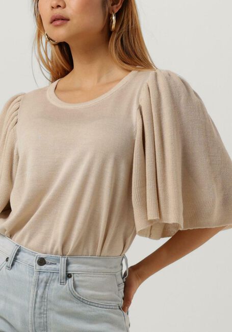 Creme RUBY TUESDAY Pullover VIVIN SHORT BUTTERFLY SLEEVE PULL - large