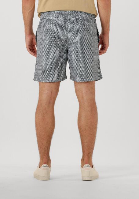 Dunkelblau SHIWI Badehosen MEN MIKE SWIM SHORTS 7 INCH GEO TILE - large
