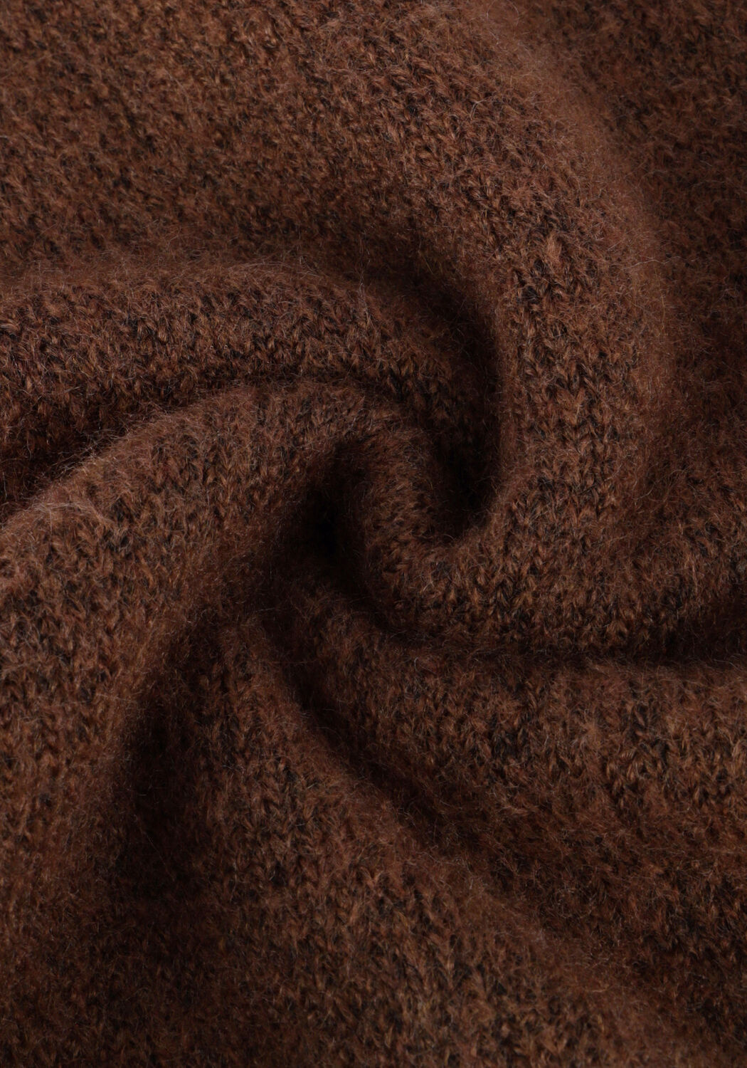 Braune EDITED Pullover KRISTINE WOOL KNIT T-SHIRT - large