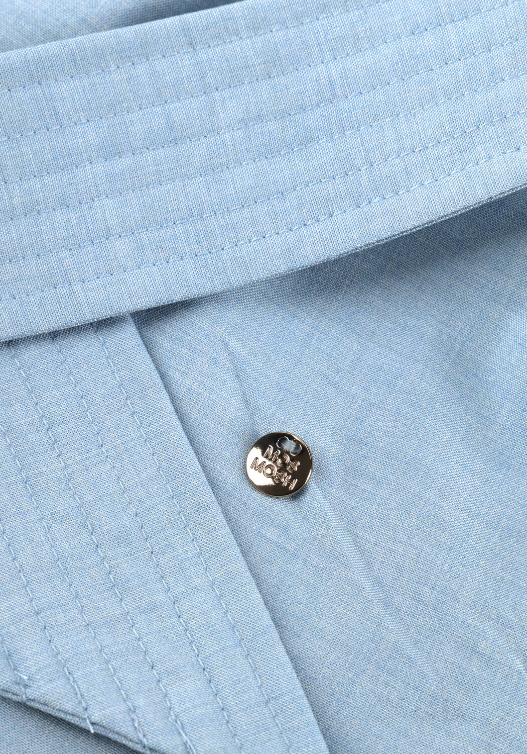 Blaue MOS MOSH Blusen MMRIKAS ROY BLOUSE - large