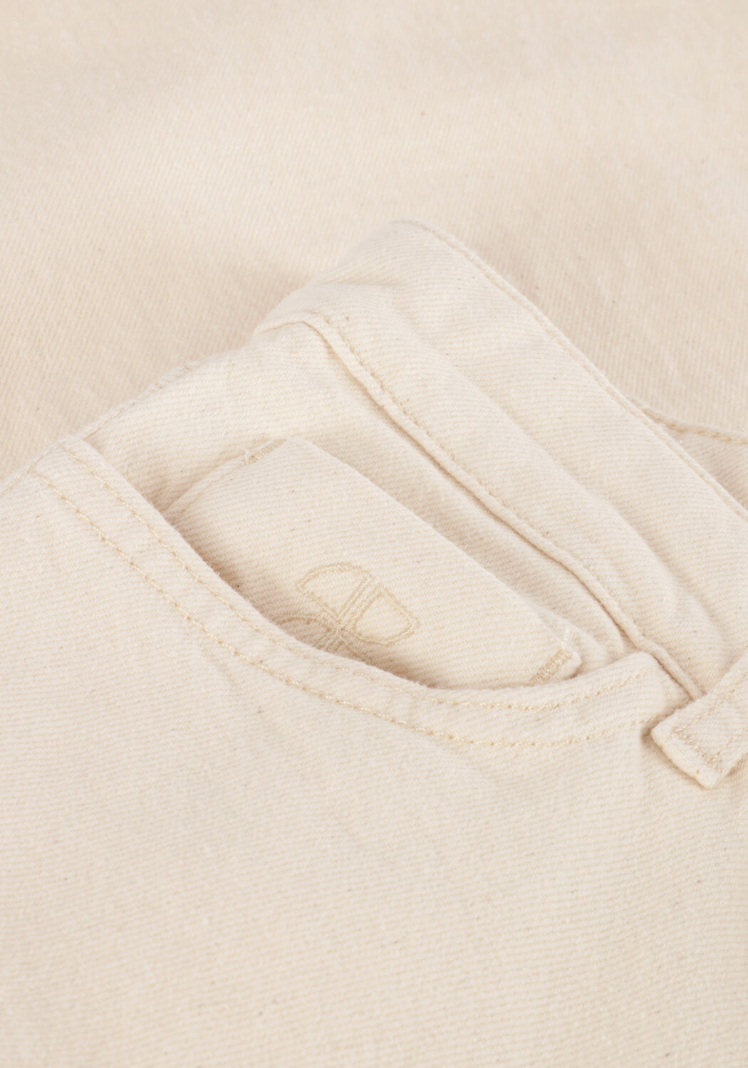 Ecru BY-BAR Straight leg jeans LINA MJ PANT - large