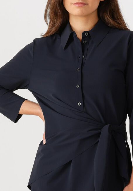 Schwarze PENN & INK Midikleid DRESS NAVY - large