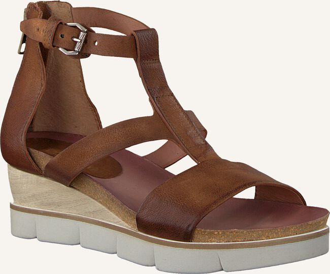Cognacfarbene OMODA Flache Sandalen 866017 Cognacfarbene OMODA Flache Sandalen 866017 - large