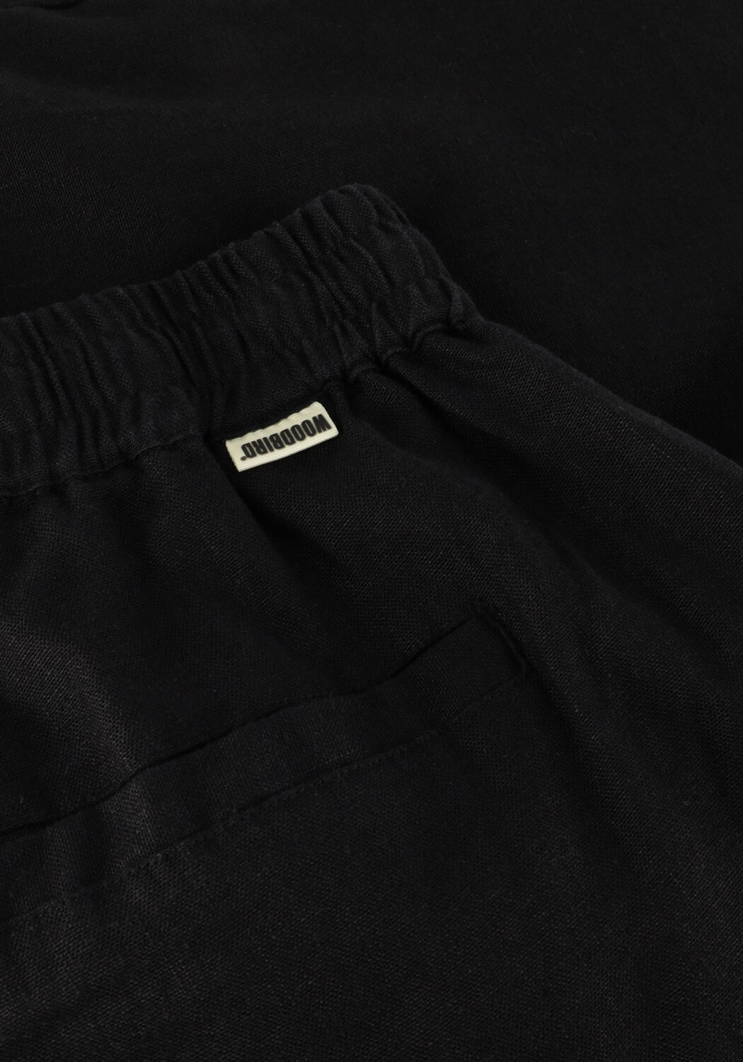 Schwarze WOODBIRD Kurze Hose WBBOMMY LINEN SHORTS - large