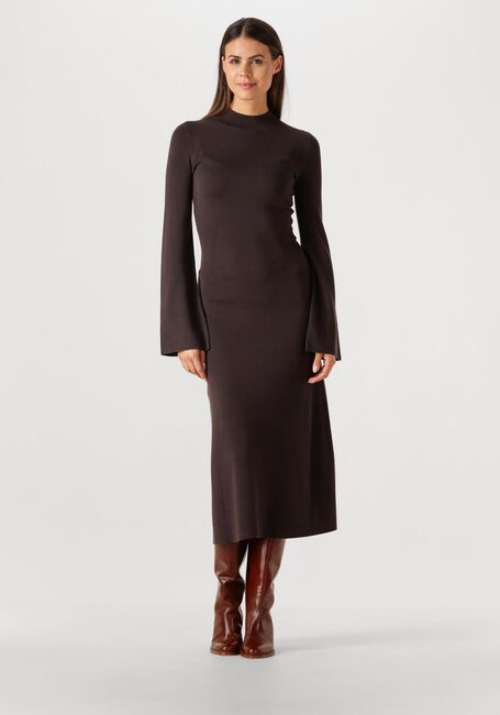 Braune VANESSA BRUNO Midikleid FABIANAR DRESS - large