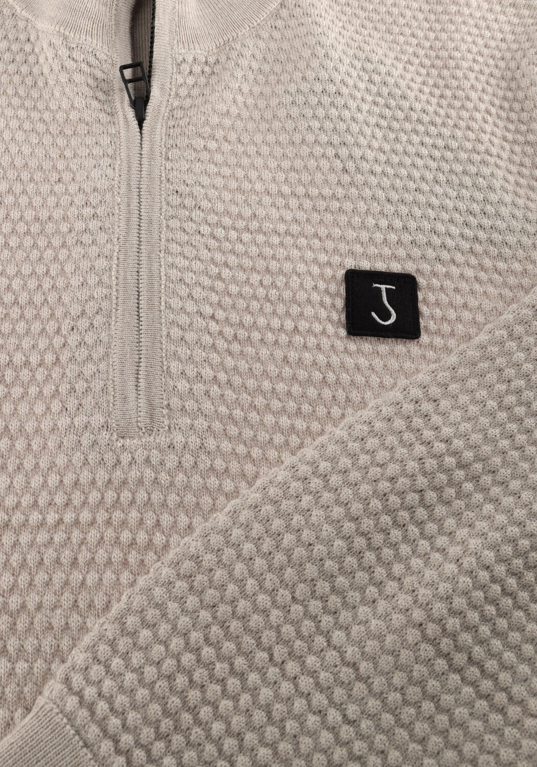 Sand BUTCHER OF BLUE Pullover STRUCTURE HALFZIP - large