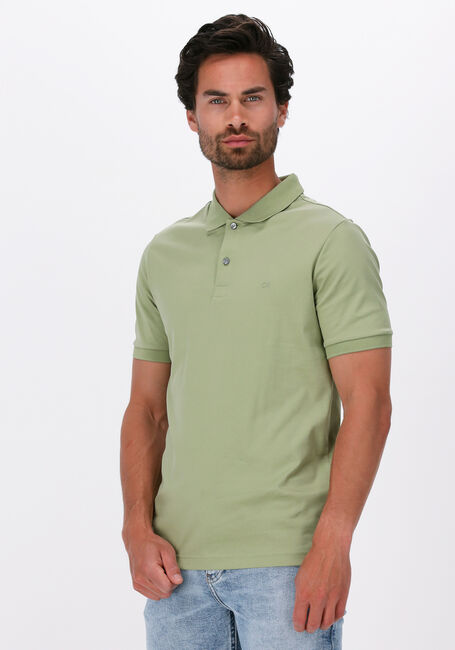 Grüne CALVIN KLEIN Polo-Shirt LIQUID TOUCH SLIM POLO - large