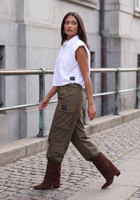 Wei&szlig;e HAUTE L'AMITI&Eacute; Top DINNIE NS POPLIN SHIRT - large