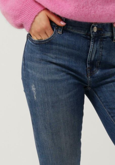 Dunkelblau 7 FOR ALL MANKIND Skinny jeans HW SKINNY SLIM ILLUSION ALLEYWAY WITH RAW CUT - large