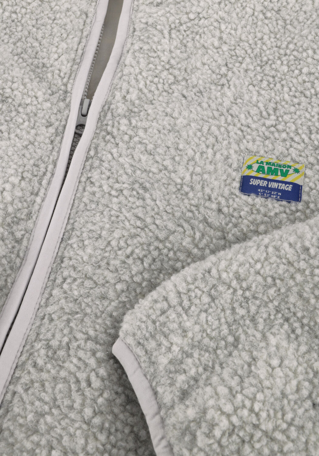 Hellgrau AMERICAN VINTAGE Strickjacke HOKTOWN ZIP - large