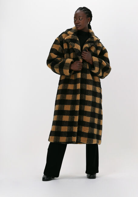 Camelfarbene STAND STUDIO Teddy-Jacke MARIA COAT - large