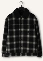 Schwarze CALVIN KLEIN Jack CHECK SHERPA TRUCKER JACKET Schwarze CALVIN KLEIN Jack CHECK SHERPA TRUCKER JACKET - medium