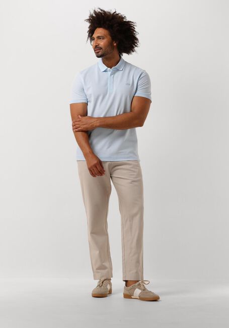 Hellblau LACOSTE Polo-Shirt REGULAR FIT COTTON BLEND POLO SHIRT - large