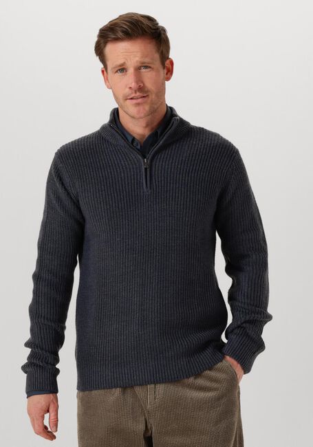 Dunkelblau DSTREZZED Pullover SKIPPER RIBKNIT - large