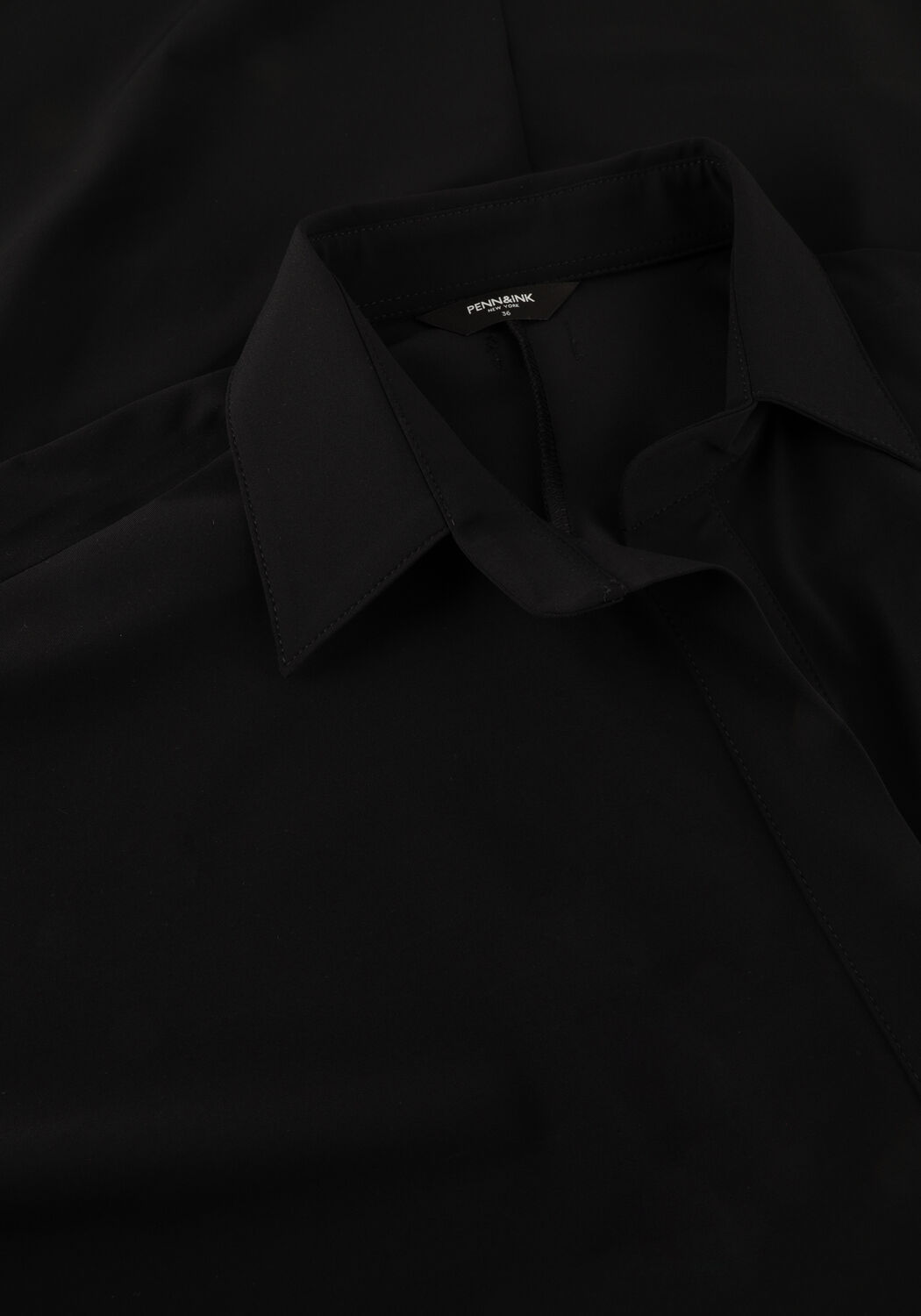 Schwarze PENN & INK Midikleid DRESS - large