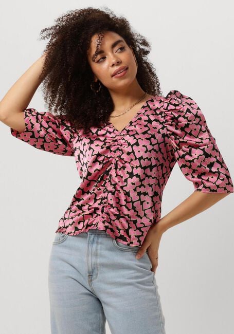 Rosane CO'COUTURE Blusen FLASHY HEART DRAPE BLOUSE - large