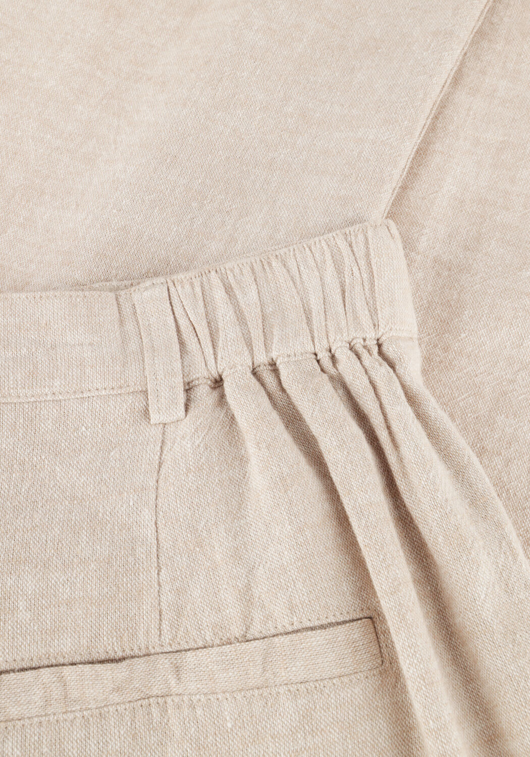 Beige MSCH COPENHAGEN Hose MSCHPENNIE GINIA HW PANTS - large