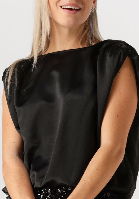 Schwarze MY ESSENTIAL WARDROBE Top ESTELLEMW WRAP TOP - large
