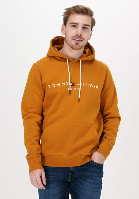 Gelbe TOMMY HILFIGER Sweatshirt TOMMY LOGO HOODY - large