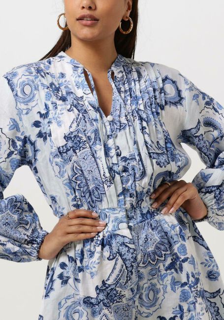 Blaue GUESS Playsuits ZAREN LINEN ROMPER - large