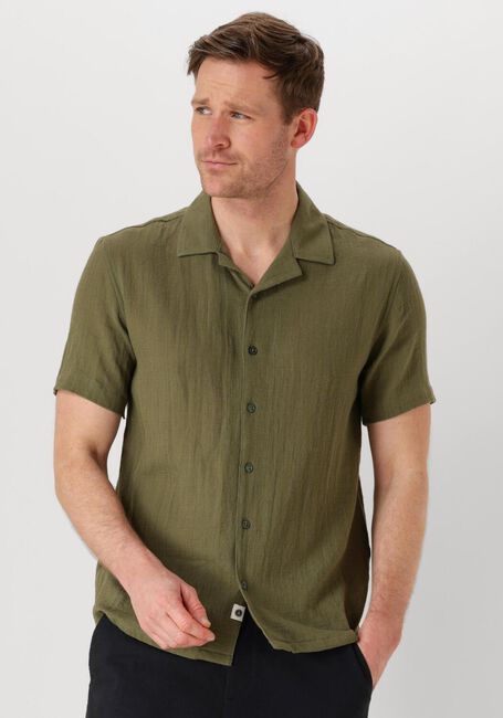 Olive ANERKJENDT Casual-Oberhemd AKLEON STRUCTURE S/S SHIRT 3 - large
