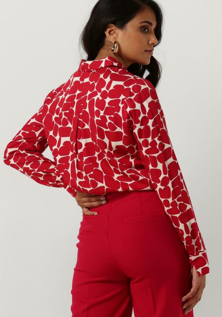Rote ANOTHER LABEL Blusen DREISER GRAPHIC SHIRT - large