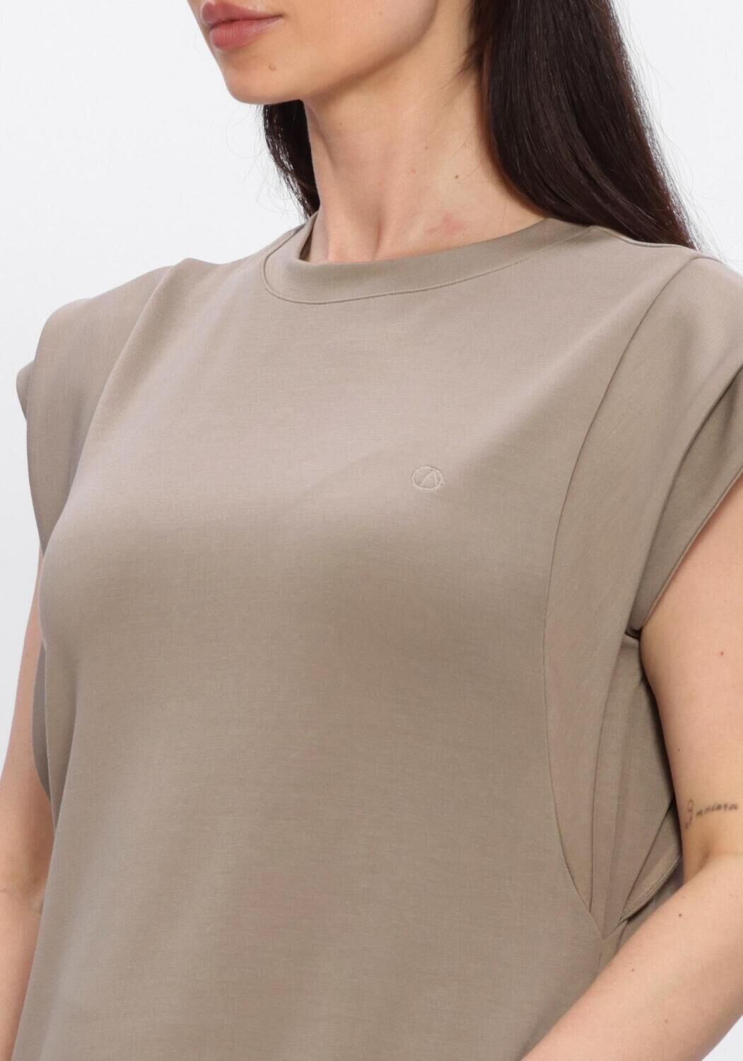 Taupe AIMEE THE LABEL Maxikleid SILVANA - large