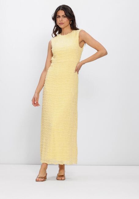 Gelbe Y.A.S. Kleider YASSCIO SL LONG DRESS - large