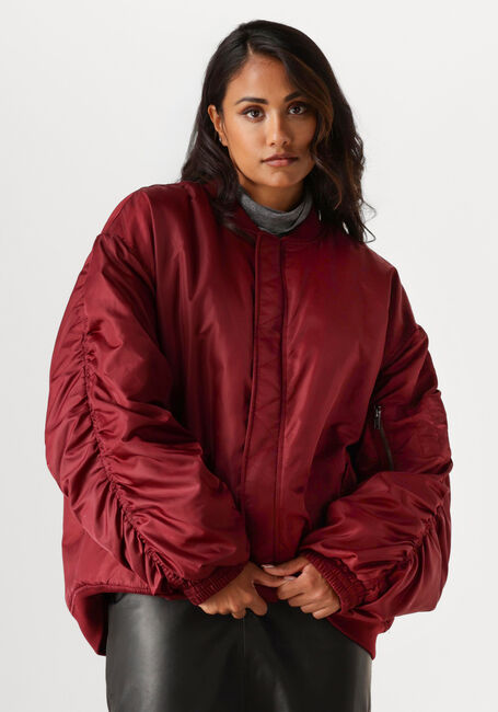 Bordeaux OBJECT Jack OBJMARY OVERSIZE BOMBER JACKET - large