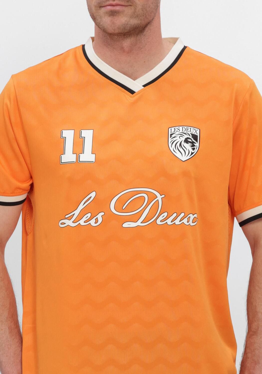 Orangene LES DEUX Polo-Shirt NETHERLAND FOOTBALL JERSEY - large