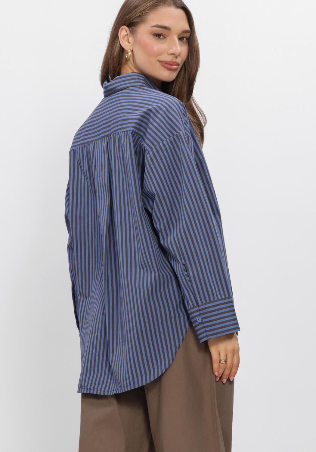 Blaue BOII STUDIOS Top FIE SHIRT - large
