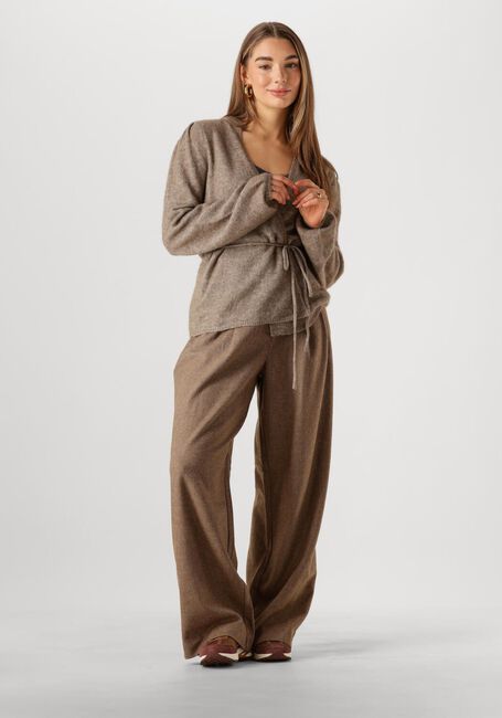 Braune MSCH COPENHAGEN Hose MSCHJENNABELLA HW PANTS - large