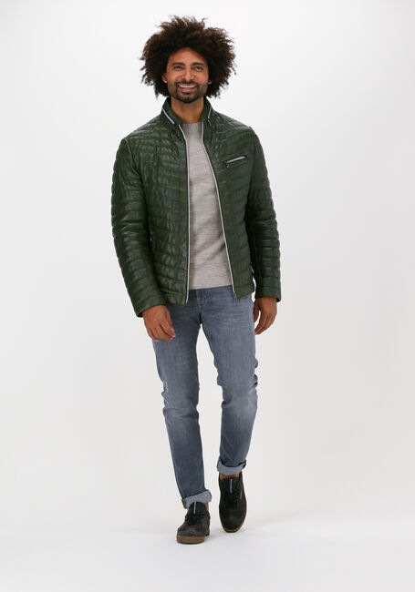 Grüne MILESTONE Lederjack DAMIANO - large