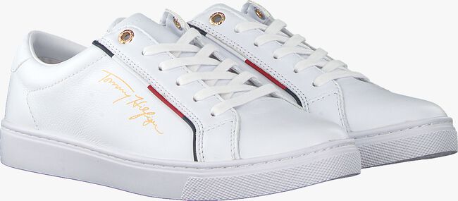 Weiße TOMMY HILFIGER Sneaker low SIGNATURE - large