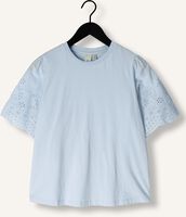 Hellblau Y.A.S. T-shirt YASLEX SS TOP W. EMB SLEEVES S. NOOS Hellblau Y.A.S. T-shirt YASLEX SS TOP W. EMB SLEEVES S. NOOS - medium