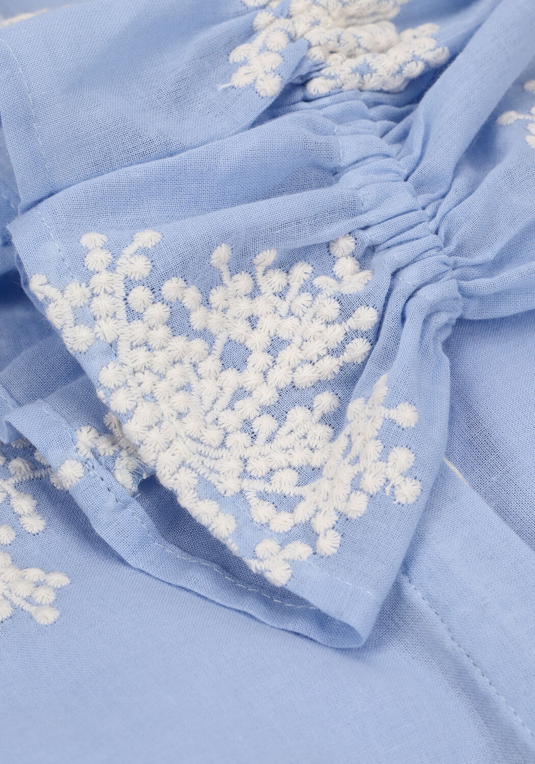 Hellblau BRUUNS BAZAAR Blusen KAMAL CAROLAS SHIRT - large