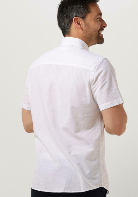 Weiße SELECTED HOMME Casual-Oberhemd SLHSLIMNEW-LINEN SHIRTS SS CLASSIC W - large