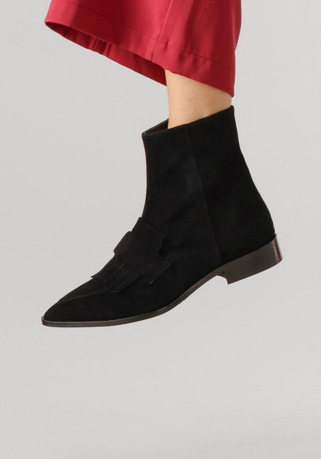 Schwarze STEFANO LAURAN Stiefeletten 22102 - large