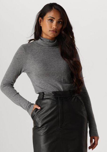 Graue MOS MOSH Rollkragenpullover BOUCH ROLLNECK KNIT - large