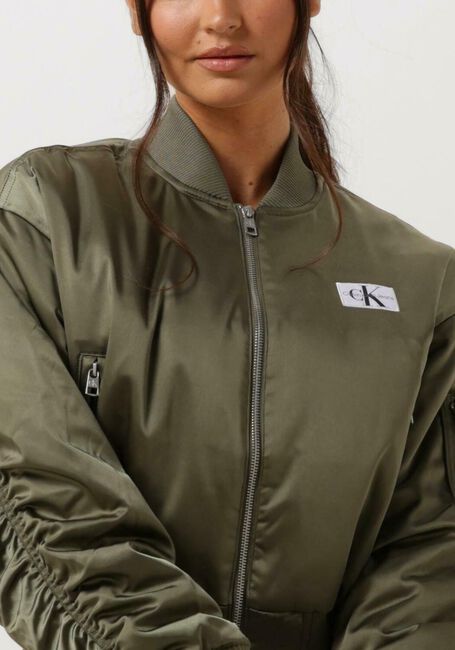 Olive CALVIN KLEIN Jack SATIN BOMBER - large