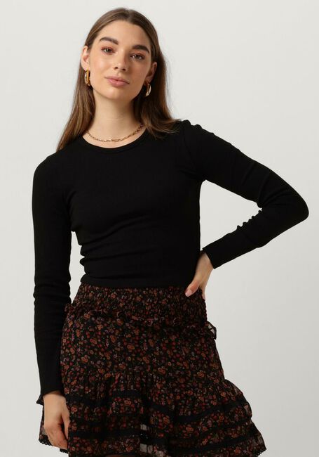 Schwarze MODSTRÖM Tops & T-shirts IGORMD LS CROP TOP - large