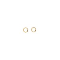 Goldfarbene ATLITW STUDIO Ohrringe PETITE EARRINGS CIRCLE - medium