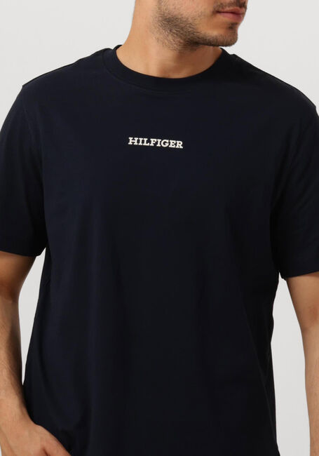 Dunkelblau TOMMY HILFIGER T-shirt MONOTYPE SMALL CHEST PLACEMENT - large