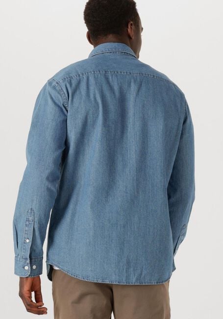 Blaue SELECTED HOMME Casual-Oberhemd SLHREGCARLO DENIM LS SHIRT NOOS - large