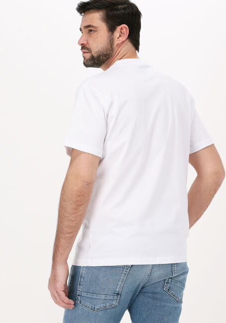Weiße WOODBIRD T-shirt KALEB FLOW TEE - large